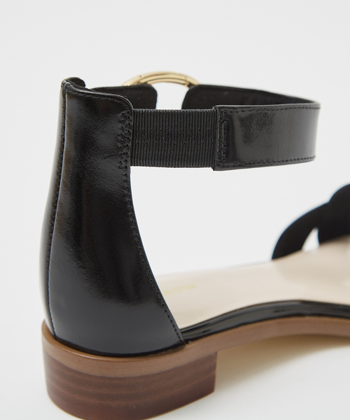 Au BANNISTER（オゥバニスター）の「アンクルストラップ サンダル（サンダル・レディース・ブラック/ダークブラウン/ベージュ/グリーン・34/35/36/37/38/39/40）」の19枚目の写真