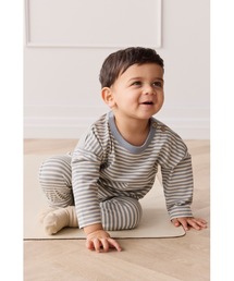 JAMIE KAY（ジェイミーケイ）の「ストライプ長袖トップス／オーガニックコットン（Tシャツ/カットソー）」