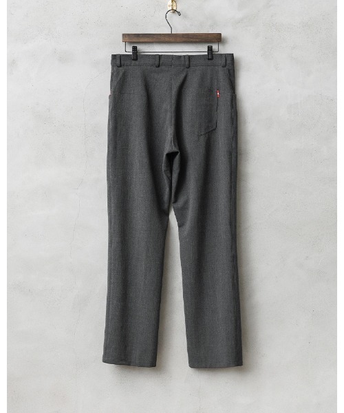MILITARY(ミリタリー)の「《USED/古着》実物 USED フランス軍 ストレッチ パレード トラウザーズ レッドパイピング(スラックス・メンズ・ダークグレー・1/5/7/8/3/4)」の3枚目の写真
