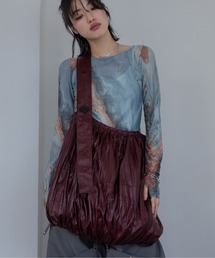 VACANCY | ワッシャー加工ヴィーガンレザーショルダーバッグ(ショルダーバッグ)