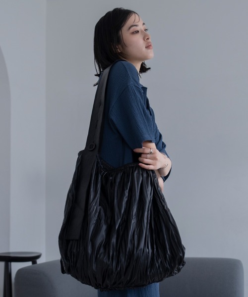 ST. AGNI【関税送料込&SALE】ウーブンレザーショルダーバッグ artigiano(ファッション) ショルダーバッグ レディース 2way