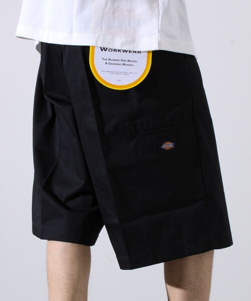 Dickies(ディッキーズ)の「【Dickies/ディッキーズ】ツイル/デニム ハーフパンツ ワイドショートパンツ(その他パンツ・メンズ・ブラック/チャコールグレー/グレー/インディゴブルー/ベージュ・L/XL/M)」の2枚目の写真