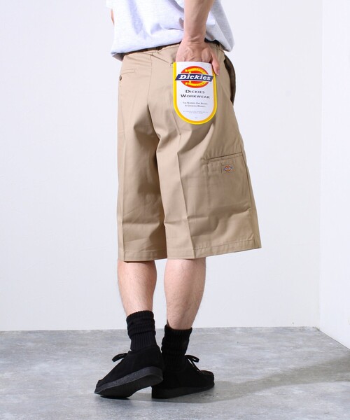 Dickies(ディッキーズ)の「【Dickies/ディッキーズ】ツイル/デニム ハーフパンツ ワイドショートパンツ(その他パンツ・メンズ・ブラック/チャコールグレー/グレー/インディゴブルー/ベージュ・L/XL/M)」の6枚目の写真