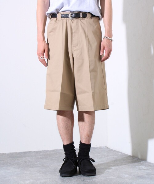 Dickies(ディッキーズ)の「【Dickies/ディッキーズ】ツイル/デニム ハーフパンツ ワイドショートパンツ(その他パンツ・メンズ・ブラック/チャコールグレー/グレー/インディゴブルー/ベージュ・L/XL/M)」の9枚目の写真