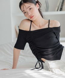 Heather | ドロストデザインカットTEE　452797(Tシャツ/カットソー)