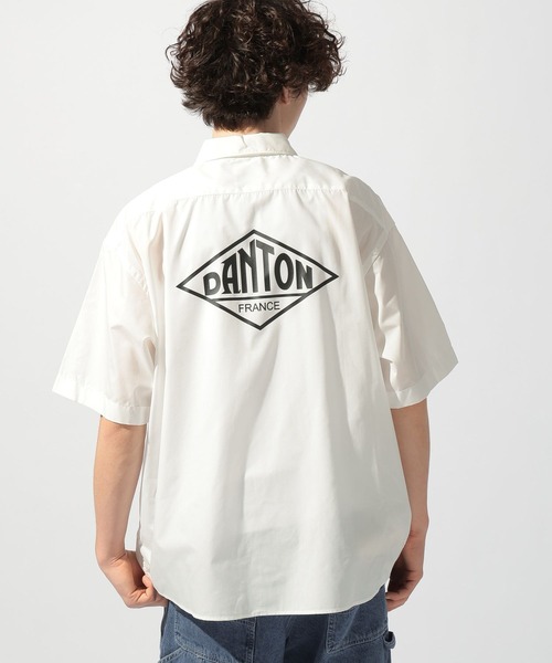 DANTON（ダントン）】ワークショートスリーブシャツ（シャツ/ブラウス