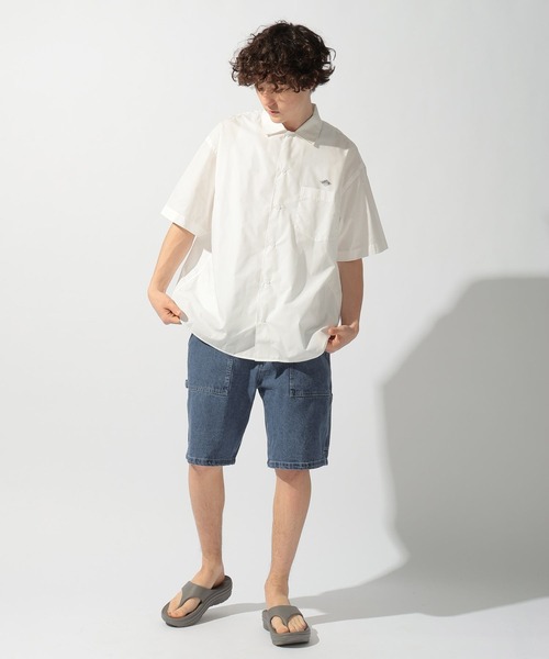DANTON（ダントン）の「【DANTON（ダントン）】ワークショートスリーブシャツ（シャツ/ブラウス・メンズ・ホワイト/ブラック・LARGE/MEDIUM）」の16枚目の写真
