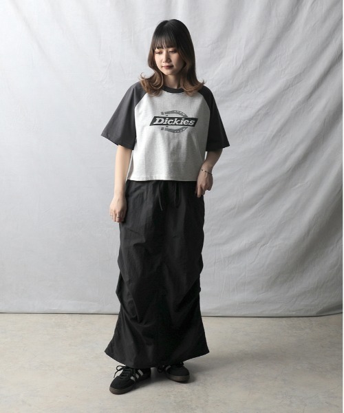 Right-on（ライトオン）の「【HONEYSUCKLE ROSE】ナイロンジャンスカ（スカート・レディース・カーキブラウン/ブラック・M/L）」の20枚目の写真