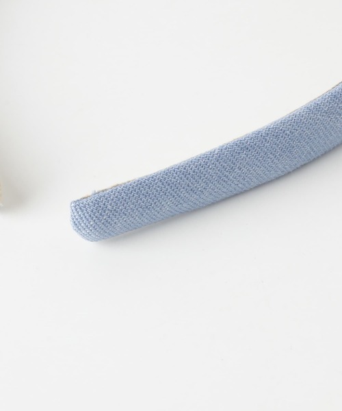 SMELLY（スメリー）の「デニムカチューシャ（カチューシャ・レディース・ブルー・-）」の5枚目の写真