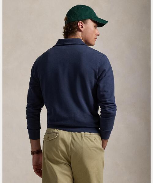 【新品・未使用】Polo ラルフローレン ループバック　フリース　ポロカラー POLO RALPH LAUREN ポロシャツ ループバック フリース