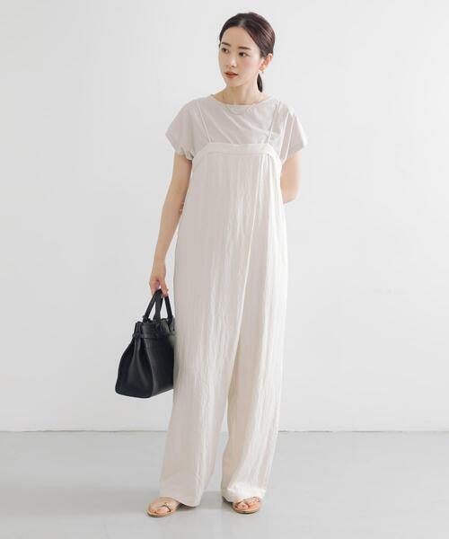 URBAN RESEARCH(アーバンリサーチ)の「スーピマコットンボートネックカットソー(Tシャツ/カットソー・レディース・ホワイト/グレー系その他/ネイビー・FREE)」の10枚目の写真