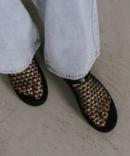 duei（デュイ）の「メッシュフラットシューズ（サンダル・レディース・ブラック・SMALL/MEDIUM/LARGE）」の14枚目の写真