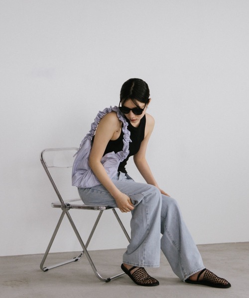 duei（デュイ）の「メッシュフラットシューズ（サンダル・レディース・ブラック・SMALL/MEDIUM/LARGE）」の4枚目の写真