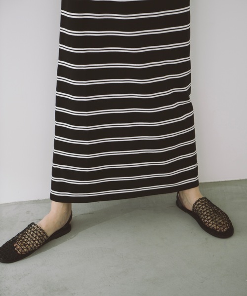 uni's room■2color デイリーフラットサンダル SS-SS25-68 レザーフラットサンダル - BARI - weeksdays
