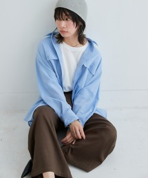<大きいサイズ>【美極シャツ】ダブルポケットニューノーマルシャツ