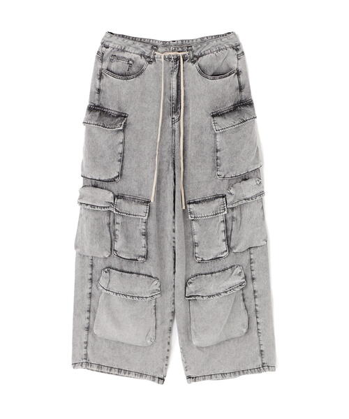 DANKE SCHON（ダンケシェーン）の「DankeSchon/ダンケシェーン/CEMICALTENCEL CARGO（カーゴパンツ・レディース・グレー・L/M）」の15枚目の写真