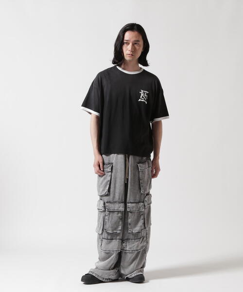 DANKE SCHON（ダンケシェーン）の「DankeSchon/ダンケシェーン/CEMICALTENCEL CARGO（カーゴパンツ・レディース・グレー・L/M）」の4枚目の写真