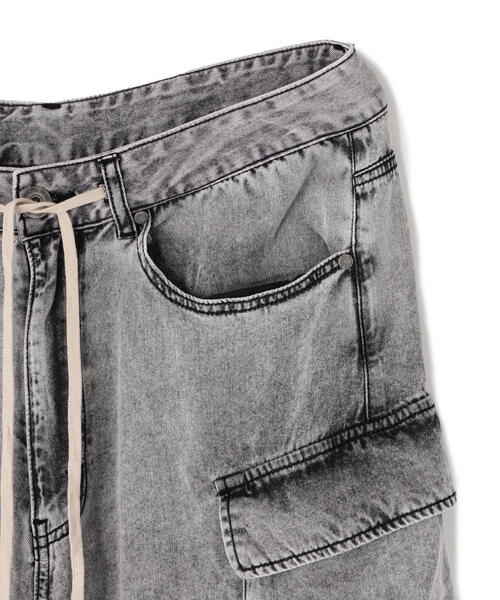 DANKE SCHON（ダンケシェーン）の「DankeSchon/ダンケシェーン/CEMICALTENCEL CARGO（カーゴパンツ・レディース・グレー・L/M）」の9枚目の写真