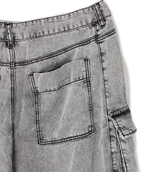 DANKE SCHON（ダンケシェーン）の「DankeSchon/ダンケシェーン/CEMICALTENCEL CARGO（カーゴパンツ・レディース・グレー・L/M）」の13枚目の写真