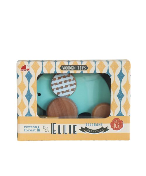 BIRTHDAY BAR(バースデイバー)の「くるくるプッシュトイ おっとりEllie-エリー-(その他ベビー用品・キッズ・ミント・0)」の2枚目の写真