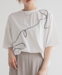 HusHusH | HusHusH コード刺繍Tシャツ(Tシャツ/カットソー)