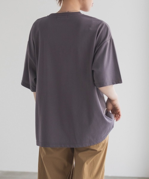 HusHusH（ハッシュアッシュ）の「HusHusH コード刺繍Tシャツ（Tシャツ/カットソー・レディース・オフホワイト/チャコールグレー/ベージュ・M/L）」の11枚目の写真