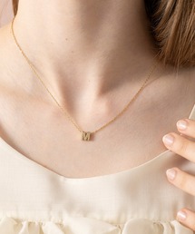 Merry Gem（メリージェム）の「【Merry Gem】≪アレルギー対応≫ ステンレス アルファベットネックレス KNF-TP（ネックレス）」
