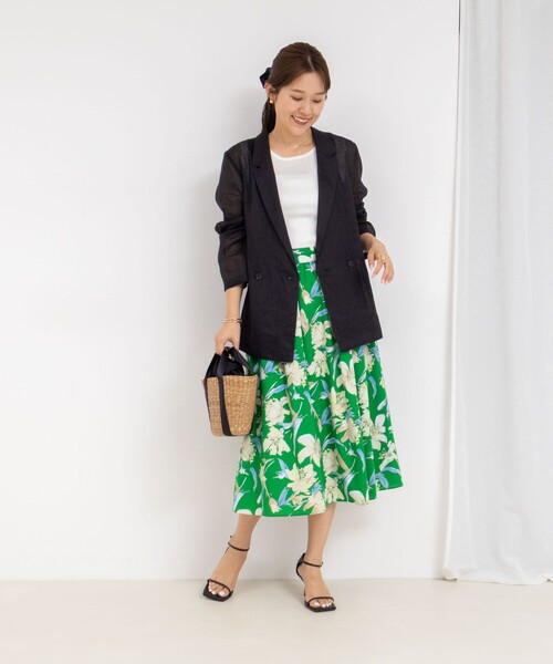NOLLEY’S(ノーリーズ)の「《手洗い可能》ベーシックノースリーブニット(ニット/セーター・レディース・ホワイト/ブラウン/ピンク/ブラック・38)」の5枚目の写真