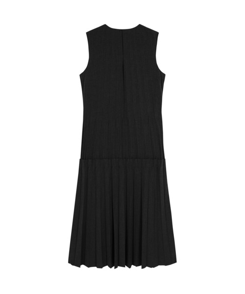 JNBY（ジェーエヌビーワイ）の「Rhythmic Pleated Dress / プリーツドレスワンピース（ドレス・レディース・グレー/ブラック・40/38/36）」の5枚目の写真