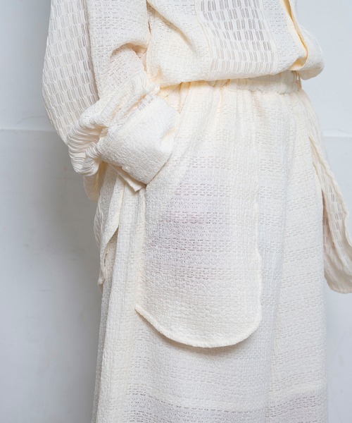 Nora Lily（ノラリリー）の「【Nora Lily】Sheer Wide Pants(UNISEX)（その他パンツ・メンズ・ホワイト/ラベンダー/ブラック・FREE）」の6枚目の写真