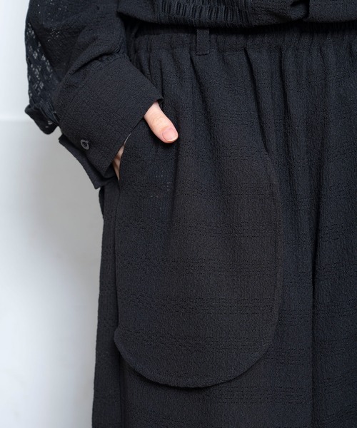 Nora Lily（ノラリリー）の「【Nora Lily】Sheer Wide Pants(UNISEX)（その他パンツ・メンズ・ホワイト/ラベンダー/ブラック・FREE）」の13枚目の写真