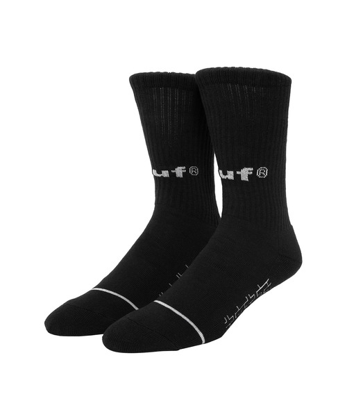 HUF（ハフ）の「HUF eightynine CREW SOCKS（ソックス/靴下・メンズ・ホワイト/オレンジ/ブラック/オリーブ・O/S）」の3枚目の写真