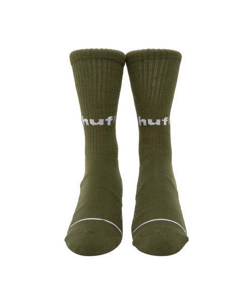 HUF（ハフ）の「HUF eightynine CREW SOCKS（ソックス/靴下・メンズ・ホワイト/オレンジ/ブラック/オリーブ・O/S）」の8枚目の写真