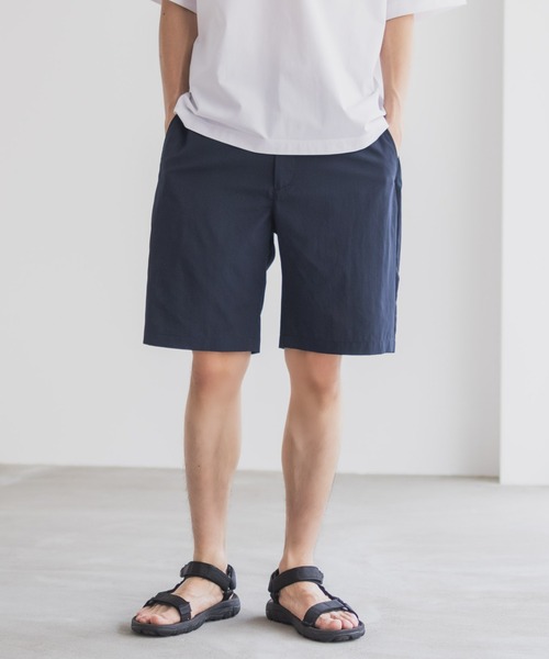 NAVY(ネイビー)の「【風通しが良く涼しい ドライ機能】【NAVY/ネイビー】 KAZE TOSU メッシュハーフパンツ(その他パンツ・メンズ・ネイビー/ブラック・M/L/XL)」の2枚目の写真