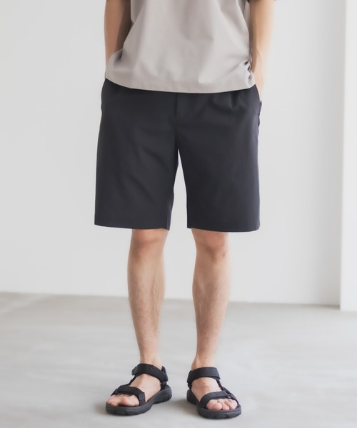 NAVY(ネイビー)の「【風通しが良く涼しい ドライ機能】【NAVY/ネイビー】 KAZE TOSU メッシュハーフパンツ(その他パンツ・メンズ・ネイビー/ブラック・M/L/XL)」の1枚目の写真