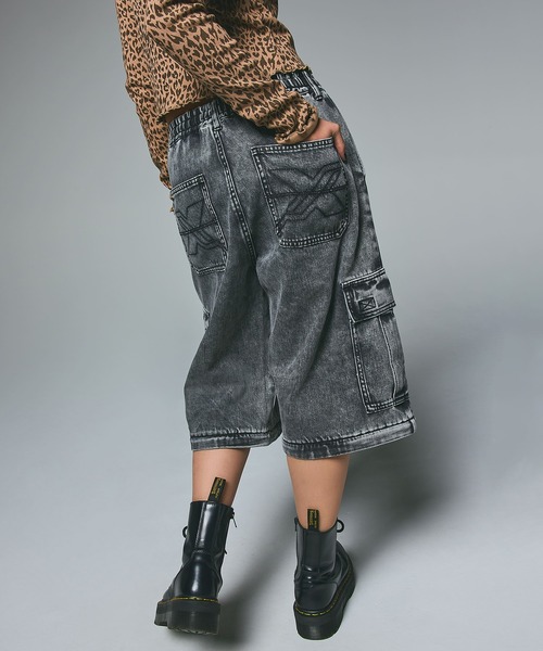 WASHED 2WAY WIDE LEG CARGO PANTS（カーゴパンツ）｜X-girl