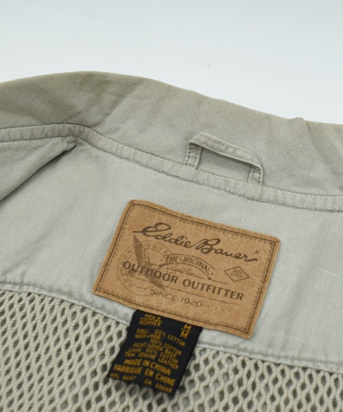 Eddie Bauer（エディーバウアー）の「【ヴィンテージ古着】90’s Eddie Bauer アウトドア ベスト（ベスト・メンズ・カーキ・MEDIUM）」の8枚目の写真