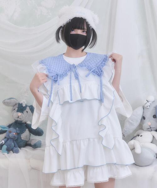 美品☆デミパフミンク　大判ショール　襟付きリボン付き 美品☆デミパフミンク 大判ショール 襟付きリボン付き 楽天市場