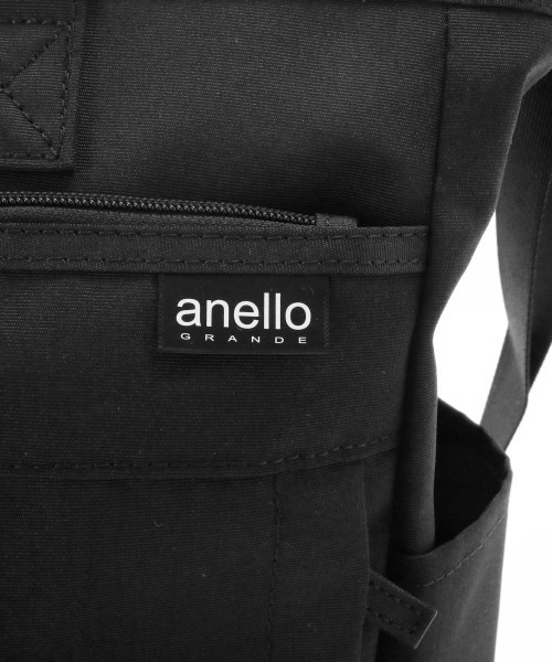 anello GRANDE(アネログランデ)の「anello GRANDE アネログランデ 軽量撥水杢ポリSPS 2WAYトート GU-H2316(トートバッグ・レディース・ベージュ/ライトグレー/ブラック/ネイビー/グレー・FREE)」の11枚目の写真