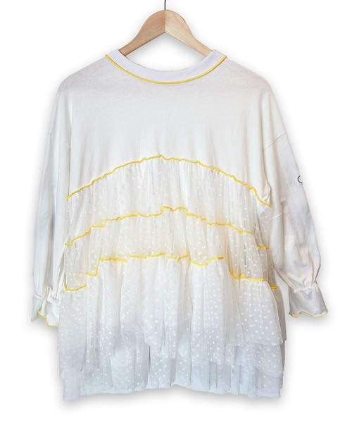 KawaeKayo(カワエカヨ)の「キティチュニックロンT(Tシャツ/カットソー・レディース・ブラック/ホワイト/ラベンダー・FREE)」の12枚目の写真
