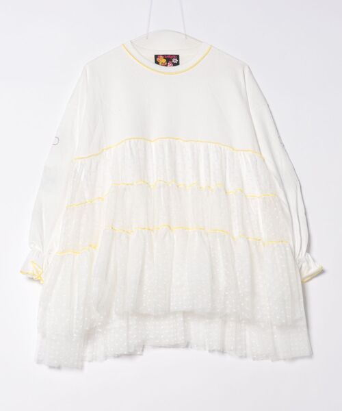 KawaeKayo(カワエカヨ)の「キティチュニックロンT(Tシャツ/カットソー・レディース・ブラック/ホワイト/ラベンダー・FREE)」の18枚目の写真