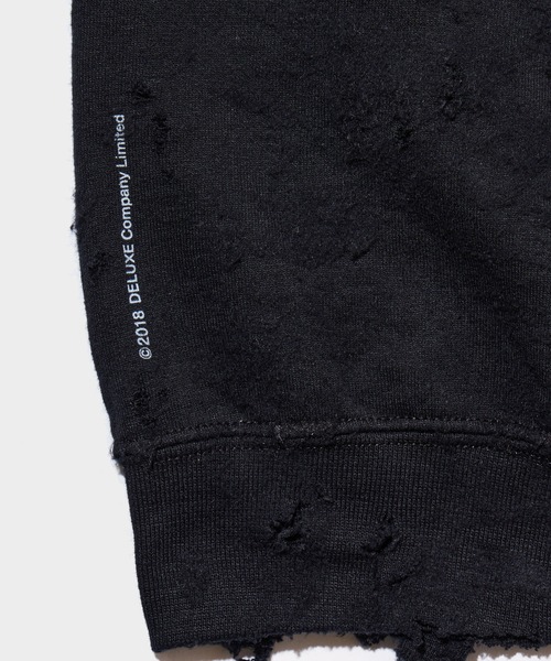 DELUXE（デラックス）の「DELUXE LOGO SAVAGE CREW（スウェット・メンズ・ブラック/グレー・X-LARGE/LARGE/MEDIUM/SMALL）」の19枚目の写真