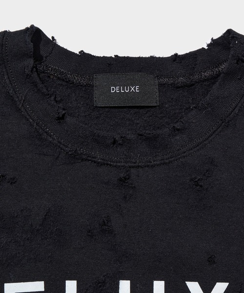 DELUXE（デラックス）の「DELUXE LOGO SAVAGE CREW（スウェット・メンズ・ブラック/グレー・X-LARGE/LARGE/MEDIUM/SMALL）」の17枚目の写真