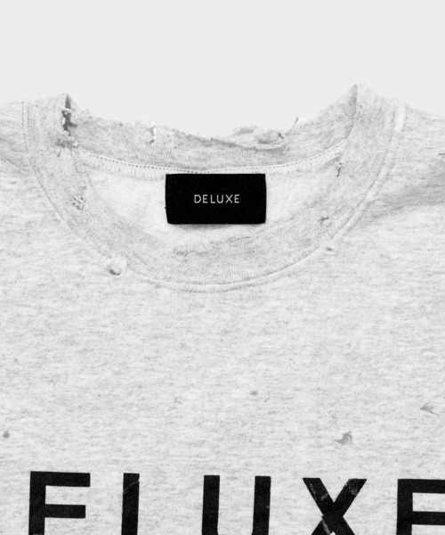 DELUXE（デラックス）の「DELUXE LOGO SAVAGE CREW（スウェット・メンズ・ブラック/グレー・X-LARGE/LARGE/MEDIUM/SMALL）」の18枚目の写真