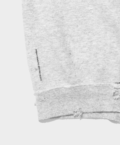 DELUXE（デラックス）の「DELUXE LOGO SAVAGE CREW（スウェット・メンズ・ブラック/グレー・X-LARGE/LARGE/MEDIUM/SMALL）」の8枚目の写真