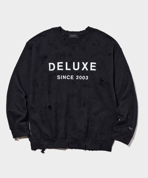 DELUXE（デラックス）の「DELUXE LOGO SAVAGE CREW（スウェット・メンズ・ブラック/グレー・X-LARGE/LARGE/MEDIUM/SMALL）」の20枚目の写真