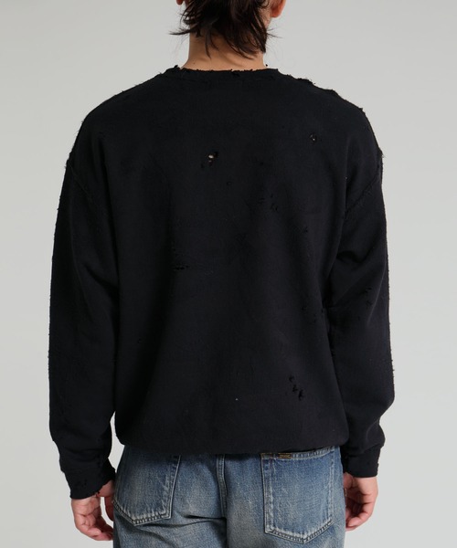 DELUXE（デラックス）の「DELUXE LOGO SAVAGE CREW（スウェット・メンズ・ブラック/グレー・X-LARGE/LARGE/MEDIUM/SMALL）」の13枚目の写真