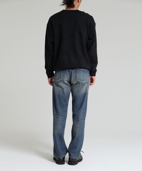 DELUXE（デラックス）の「DELUXE LOGO SAVAGE CREW（スウェット・メンズ・ブラック/グレー・X-LARGE/LARGE/MEDIUM/SMALL）」の6枚目の写真