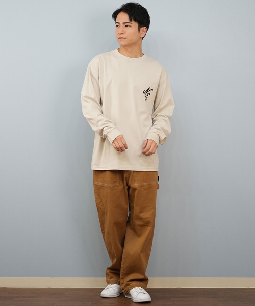 DC(ディーシー)の「DC/ディーシー ワイドデニム/ロンパン ストレッチ DPT254033(デニムパンツ・メンズ・ブラック/ブラウン・XL/L/M)」の4枚目の写真