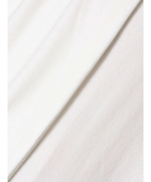 EMODA（エモダ）の「ギャザーオフショルダーリボントップ（Tシャツ/カットソー・レディース・カーキ/ホワイト/ブラック/グレー・FREE）」の6枚目の写真